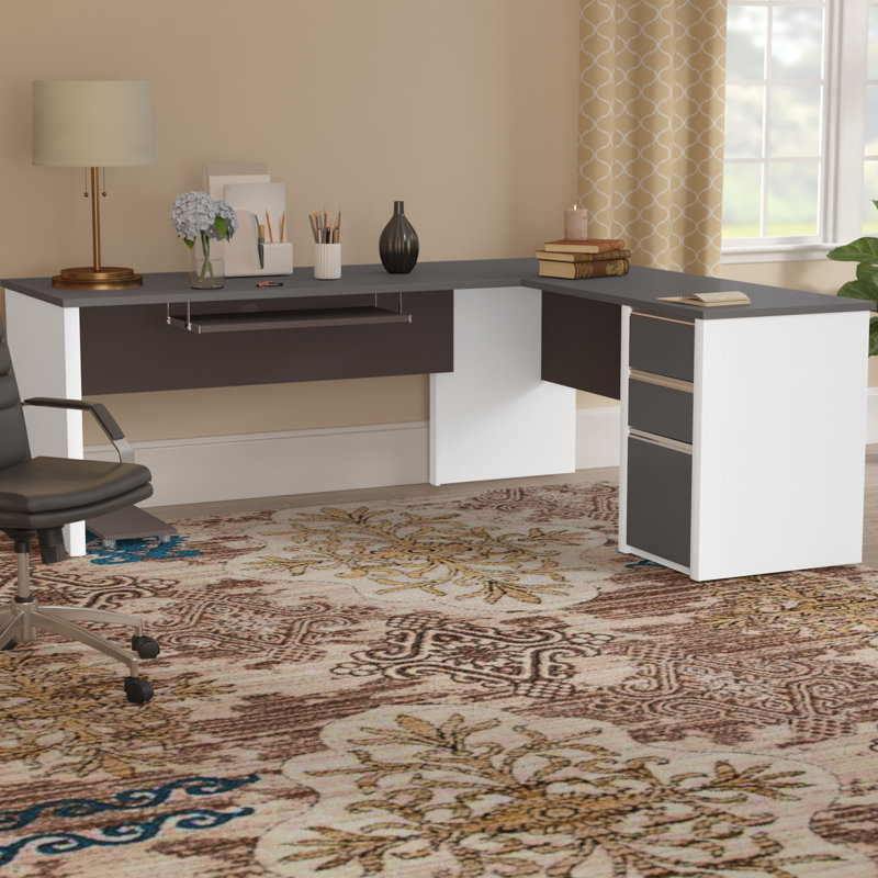Orren Ellis Aurea Reversible LShape Desk & Reviews Wayfair Canada